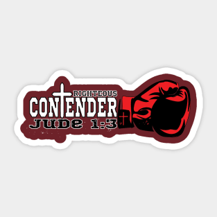 Righteous Contender Sticker